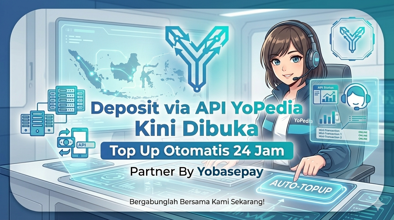 Deposit via API IndoApi Kini Dibuka - Top Up Otomatis 24 Jam